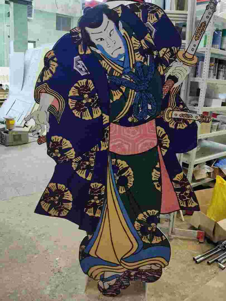 УФ печать на пластике ростовой фигуры